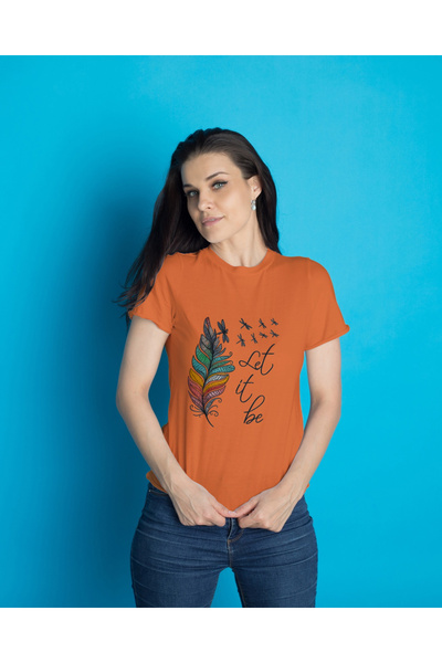 MVRDAR Tricou unisex 100% bumbac Flower Power pentru femei si fete