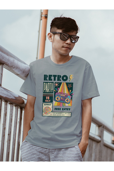 MVRDAR Premium 100% cotton Retro Vibes personalized t-shirt