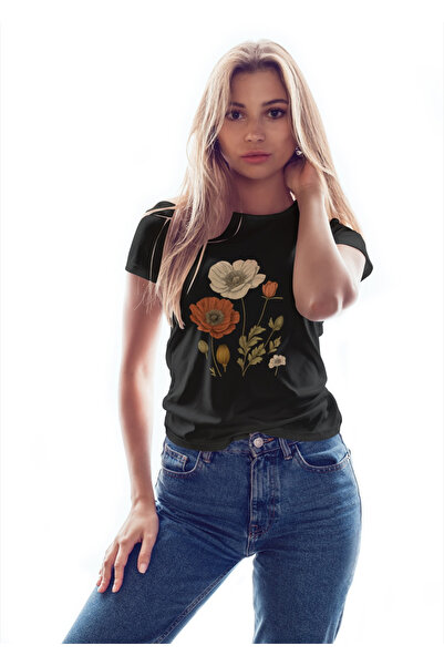 MVRDAR Unisex 100% cotton T-shirt, Flower Power collection