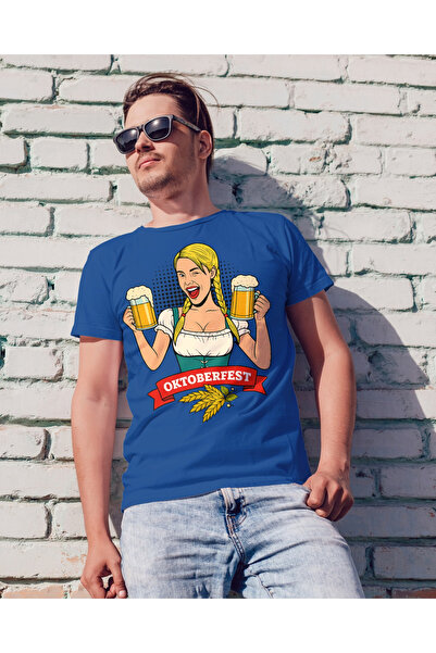 MVRDAR Tricou unisex din bumbac 100% cu motive Oktoberfest, bere si alcool