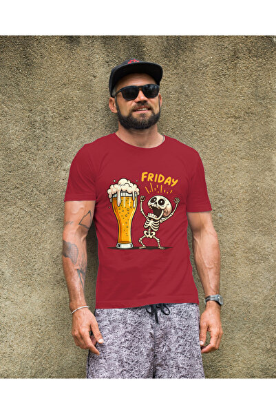 MVRDAR Unisex μπλουζάκι από 100% βαμβάκι με μοτίβα Oktoberfest, μπύρας και αλ...