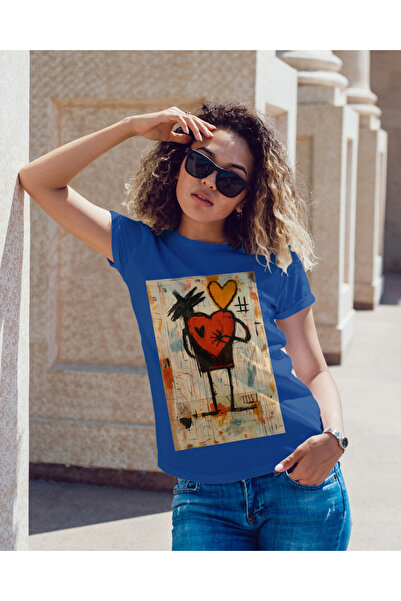 MVRDAR Tricou unisex 100% bumbac Flower Power pentru femei si fete