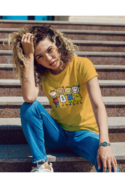 MVRDAR Tricou unisex 100% bumbac Flower Power pentru femei si fete