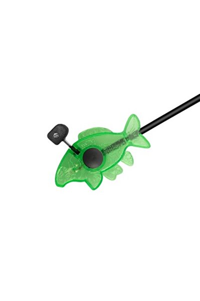 DELPHİN Swinger/Signal with arm/rod with counterweight CARPY, green, with illumination