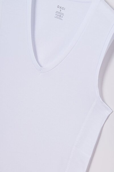 Dagi Erkek Pamuklu Sıfır Kol V Yaka Atlet