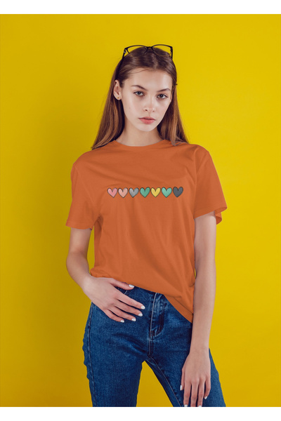 MVRDAR Tricou unisex 100% bumbac Flower Power pentru femei si fete