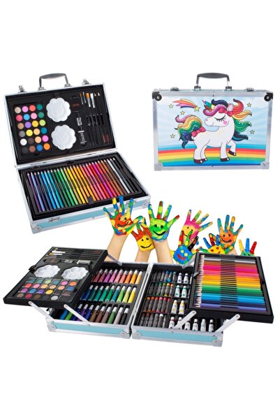 KESNUP Drawing and painting set 145 pieces Blue