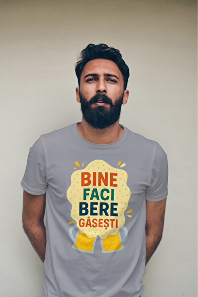 MVRDAR Tricouri unisex 100% bumbac cu motive Oktoberfest, bere, festivaluri, ...