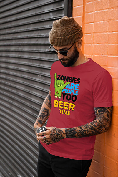 MVRDAR Unisex 100% cotton T-shirt with Oktoberfest, beer and alcohol motifs
