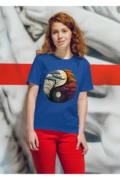 MVRDAR Tricou unisex din bumbac 100% colectia Flower Power