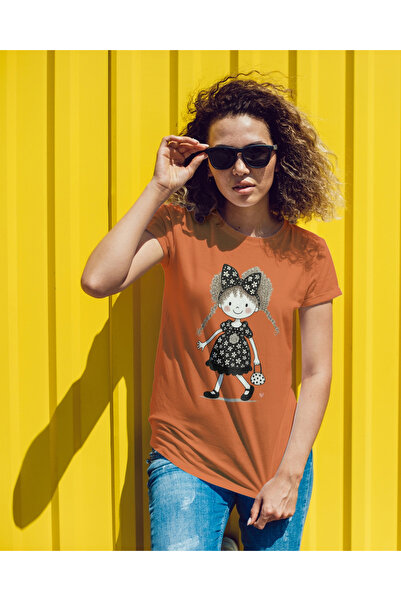 MVRDAR Tricou unisex 100% bumbac Flower Power pentru femei si fete