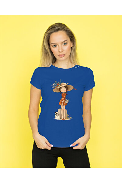 MVRDAR Tricou unisex 100% bumbac Flower Power pentru femei si fete