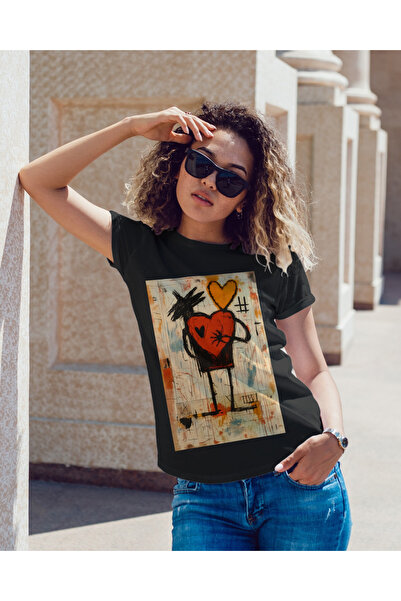 MVRDAR Tricou unisex 100% bumbac Flower Power pentru femei si fete