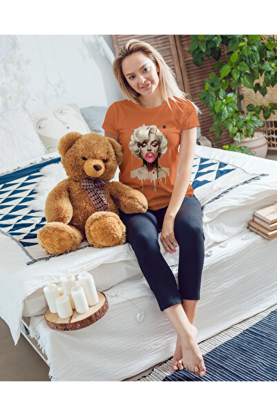MVRDAR Tricou unisex 100% bumbac Flower Power pentru femei si fete