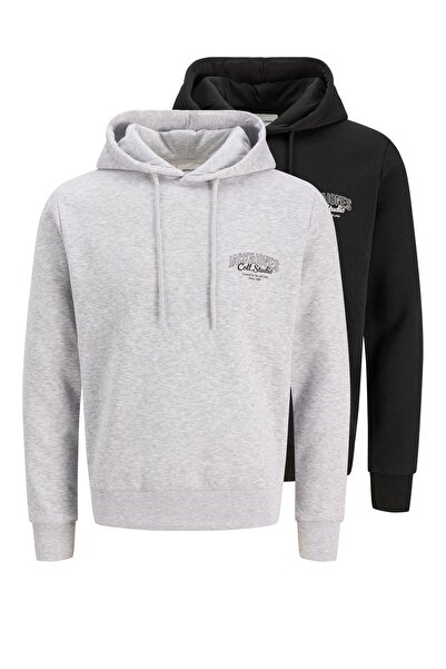 Jack & Jones Plus Kapuzenpullover Plus Size 2er-pack Kapuzenpullover