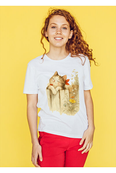 MVRDAR Tricou unisex 100% bumbac Flower Power pentru femei si fete