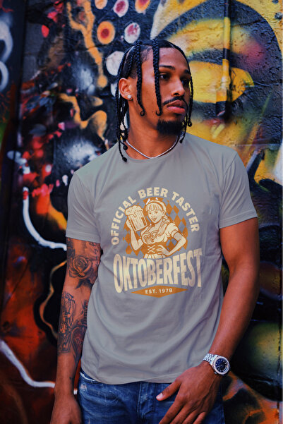 MVRDAR Tricouri unisex 100% bumbac cu motive Oktoberfest, bere, festivaluri, ...