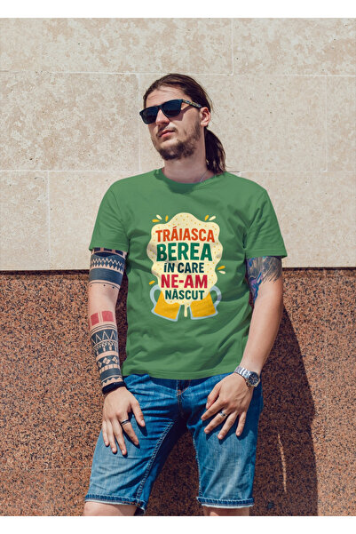 MVRDAR Tricouri unisex 100% bumbac cu motive Oktoberfest, bere, festivaluri, ...