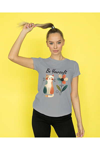MVRDAR Tricou unisex 100% bumbac Flower Power pentru femei si fete