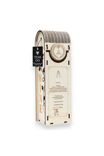 TOM GO Cutie vin personalizata “Hei, voi” – propunere nași botez