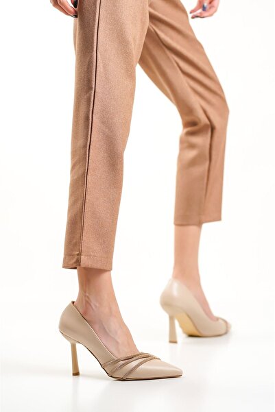 SCARPAX Sonya nude stone women's shoes