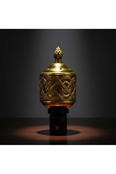 GIFT 6 pieces of electric incense burner with a gold head