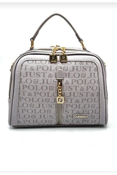 eflanmoda Just Polo Monogram Printed Women's Hand and Shoulder Bag