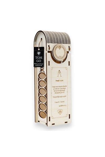 TOM GO Cutie cadou pentru sticlă de vin - Dragii noștri…