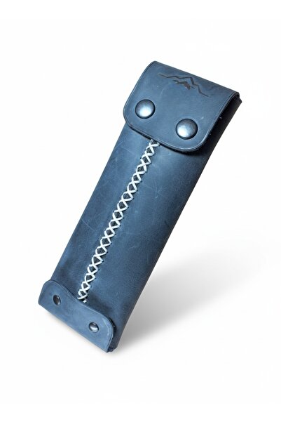 GALANDE Suport pentru stilou multifuncțional și husă pentru ochelari din piele naturală, realizat manual / cadou