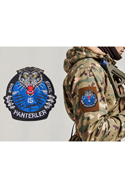 ALKAN ASKERİ MALZEMELER VE TEKSTİL Panterler nakışlı Arma, Patch, Peç Model, ...