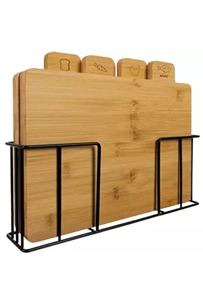 KESNUP Set of 4 bamboo kitchen choppers