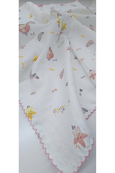 minnakya بطانية أطفال حديثي الولادة من الموسلين متعددة الأغراض مقاس 80*90، قم...