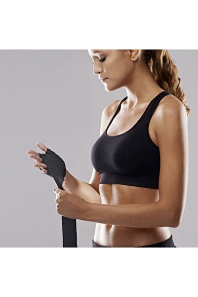 KESNUP Set de 2 bandaje de box din bumbac 400x5 cm Negre