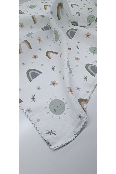 minnakya بطانية أطفال حديثي الولادة من الموسلين متعددة الأغراض مقاس 80*90، قم...