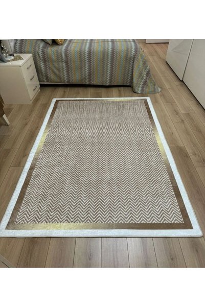 Home Kaymaz tabanlı makinede yıkabilir kolay silinebilir toprak tonlarıda hal...