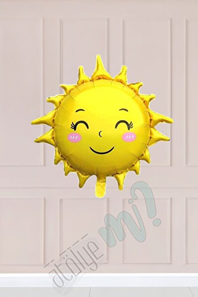 Atölye Mi Smiling Sun Foil Balloon