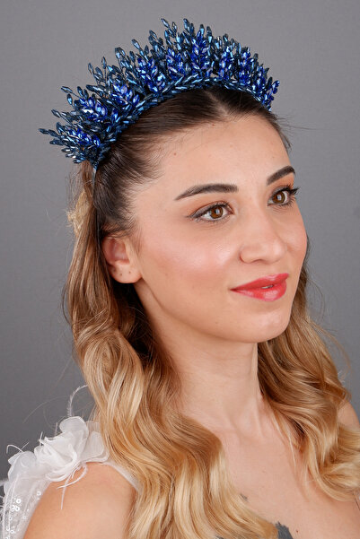 Limelia Κορώνα νύφης Lara Special Design και αξεσουάρ χέννας Βραδινό φόρεμα γ...