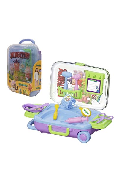 TRUST STORE مجموعة ألعاب الطبيب والوحوش المحمولة على شكل حقيبة سفر