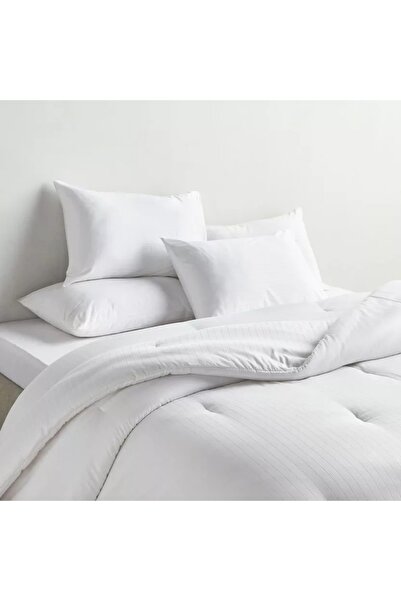 Generic Hampton Cotton Sateen Jacquard 220 Thread Count 3-Piece Queen Comforter Set - 200x240 cm