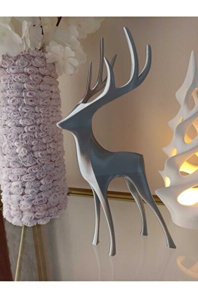 smilechild تمثال غزال عيد الميلاد بطول 25 سم، زينة لعيد الميلاد