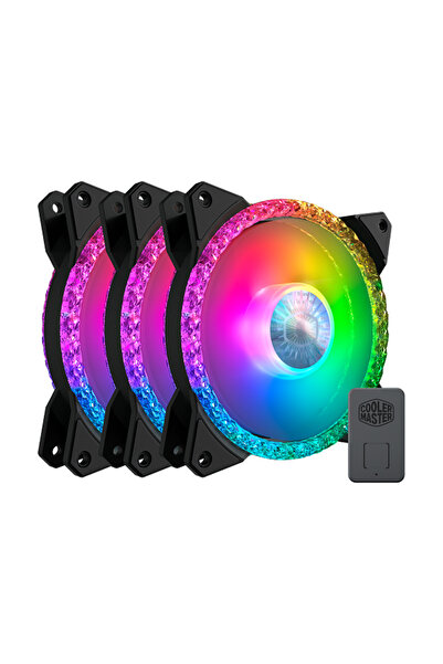 Cooler Master MasterFan MF 120 Prismatic 3 in 1 Addressable RGB 120 mm Fan with Radiant