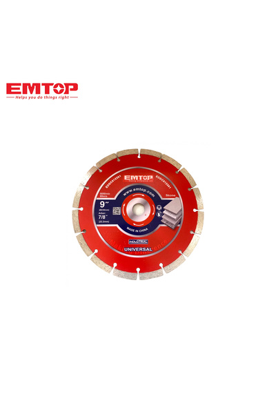 EMTOP Dry Marble Cutting Disc - 9 in x 22.2 mm | Precise Cutting & Professional Performance