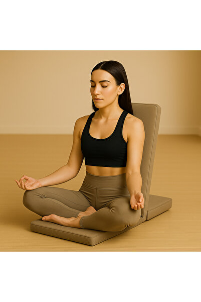 NareSpor Καρέκλα διαλογισμού με μαξιλάρι δαπέδου με στήριγμα πλάτης, ανθεκτικ...