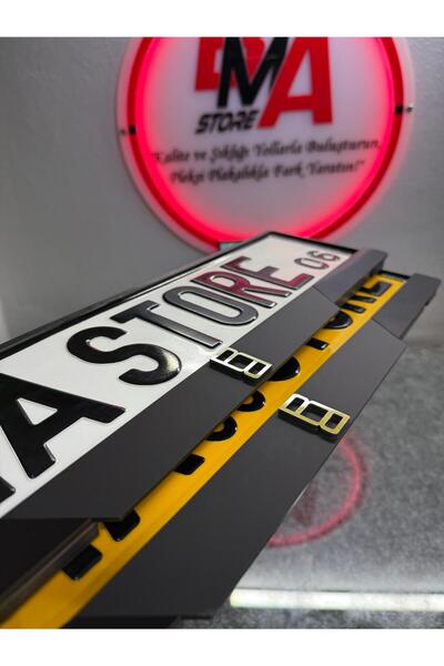 BMASTORE06 RANGE ROVER YENİ LOGOLU MAT PLEKSİ PLAKALIK (1ÇİFT, 2 ADET)