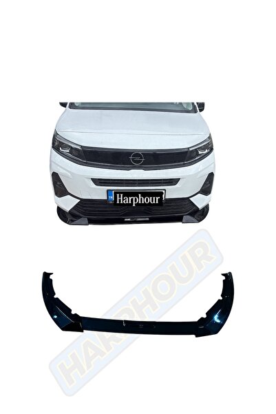 Harphour Rifter-Combo-Berlingo-Proace-Doblo Uyumlu İthal Ön Lip 3 Parça ABS P...