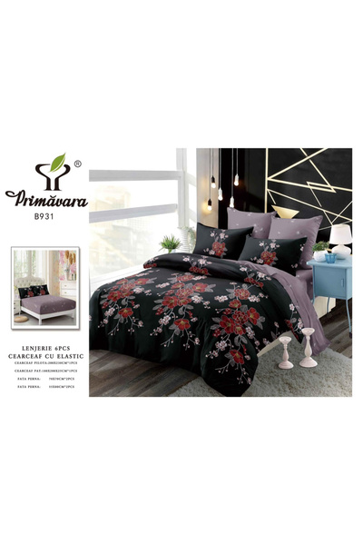 Primavara Double bed linen, FINET, with elastic, 6 pcs
