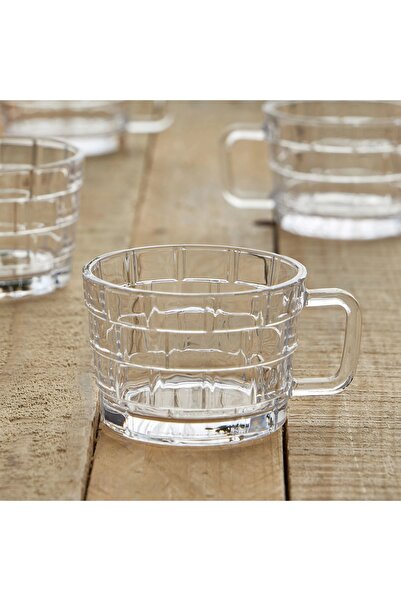 Generic Qubba 6-Piece Glass Mug Set - 200 ml