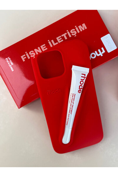 FİŞNEİLETİŞİM İPHONE 13/14 UYUMLU RUJLU KILIF (KIRMIZI)