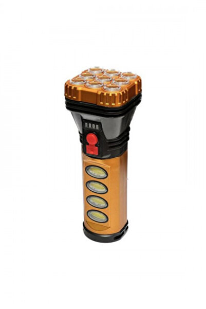 Poro Online Lanternă HB-707-2 reîncărcabilă 10W cu MicroUSB și încărcare solară