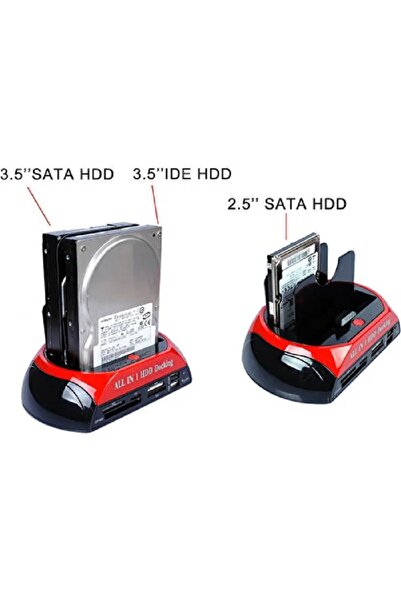 FORTİCO USB 3.0 Docking Combo 2.5 3.5 IDE SATA Usb 3.0 HDD Station